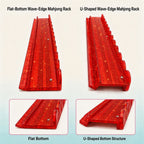 Holiday Red Christmas Mahjong Set - Engraved Acrylic American Mahjong Tiles